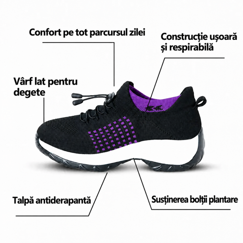 VELQIO™ Cloudwalk – Încălțăminte ergonomică pentru confort pe tot parcursul zilei